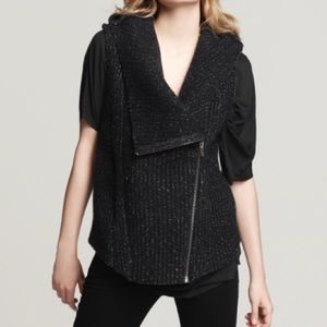 Helmut Lang hooded knit vest